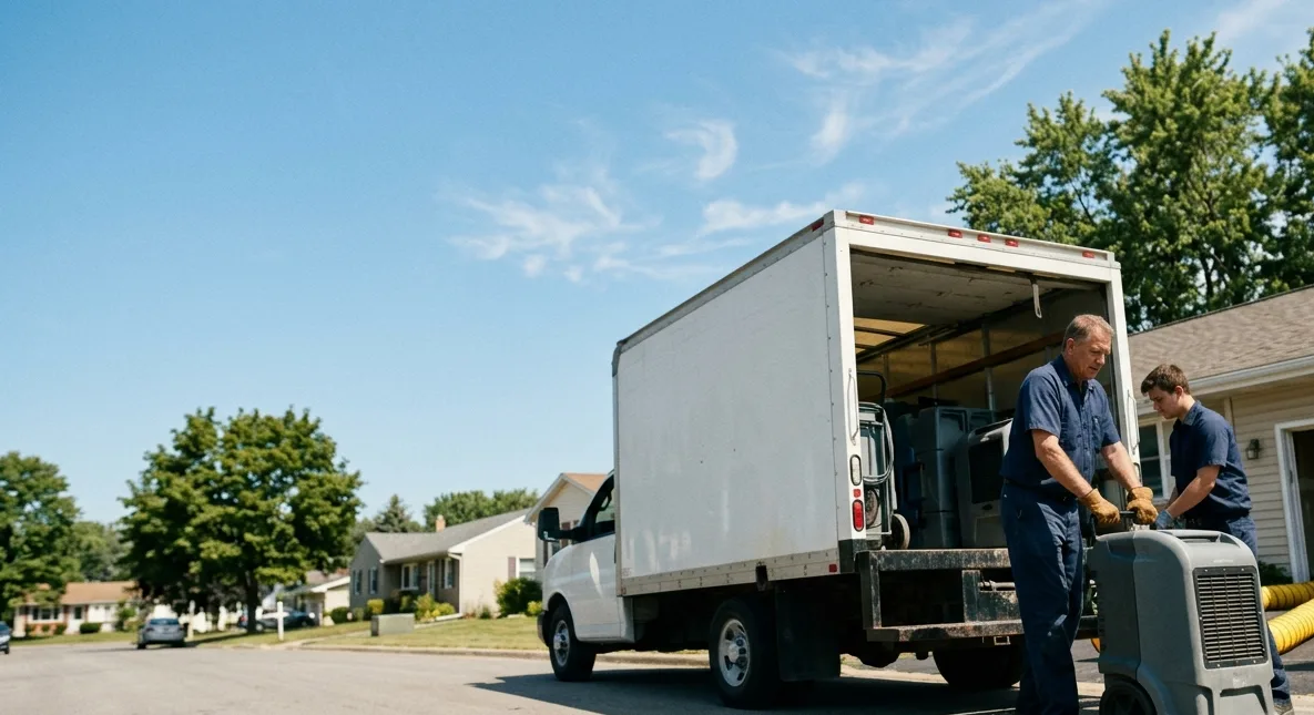 Water Damage Cleanup in Stonefort, IL near me